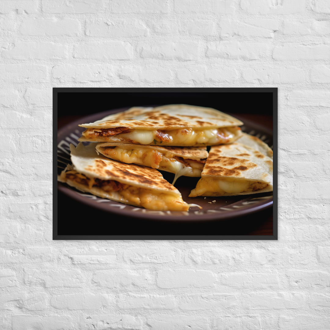 Quesadillas Framed poster 🤤 from Yumify.AI