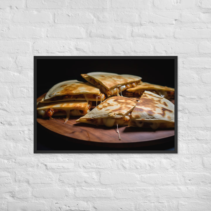 Quesadillas Framed poster 🤤 from Yumify.AI