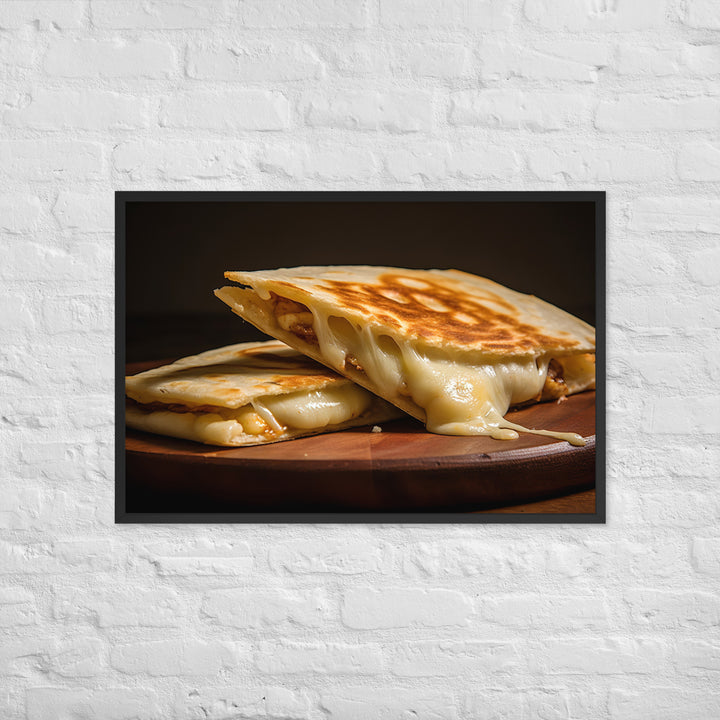 Quesadillas Framed poster 🤤 from Yumify.AI