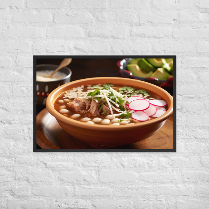 Pozole Framed poster 🤤 from Yumify.AI