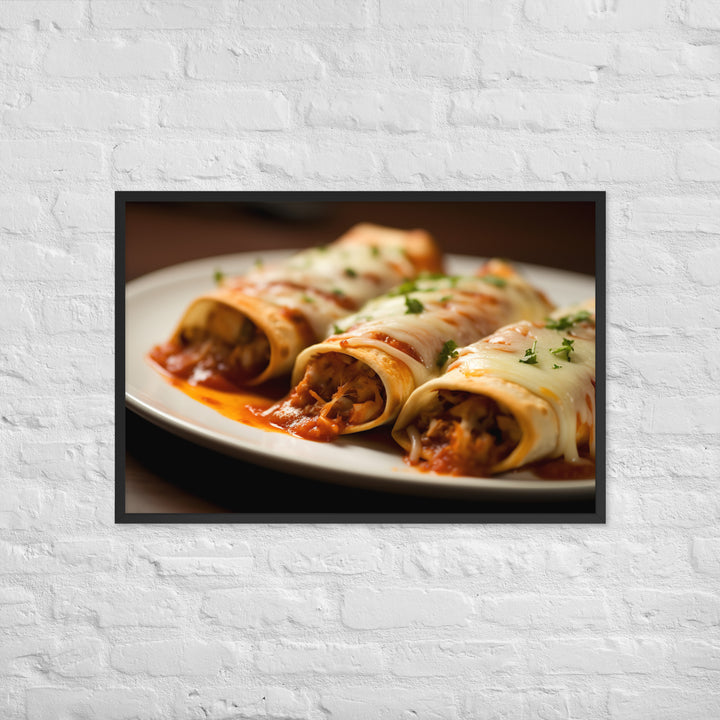 Enchiladas Framed poster 🤤 from Yumify.AI