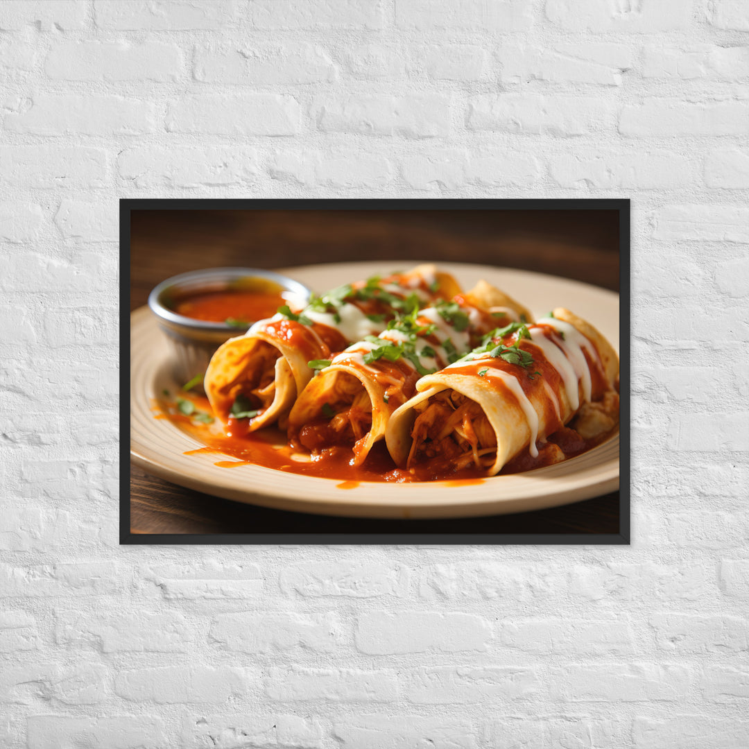 Enchiladas Framed poster 🤤 from Yumify.AI