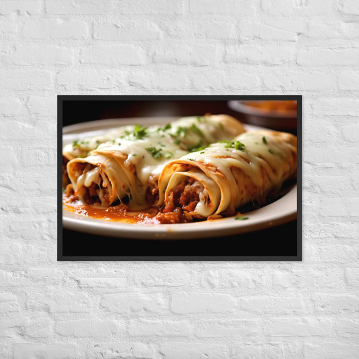 Enchiladas Framed poster 🤤 from Yumify.AI