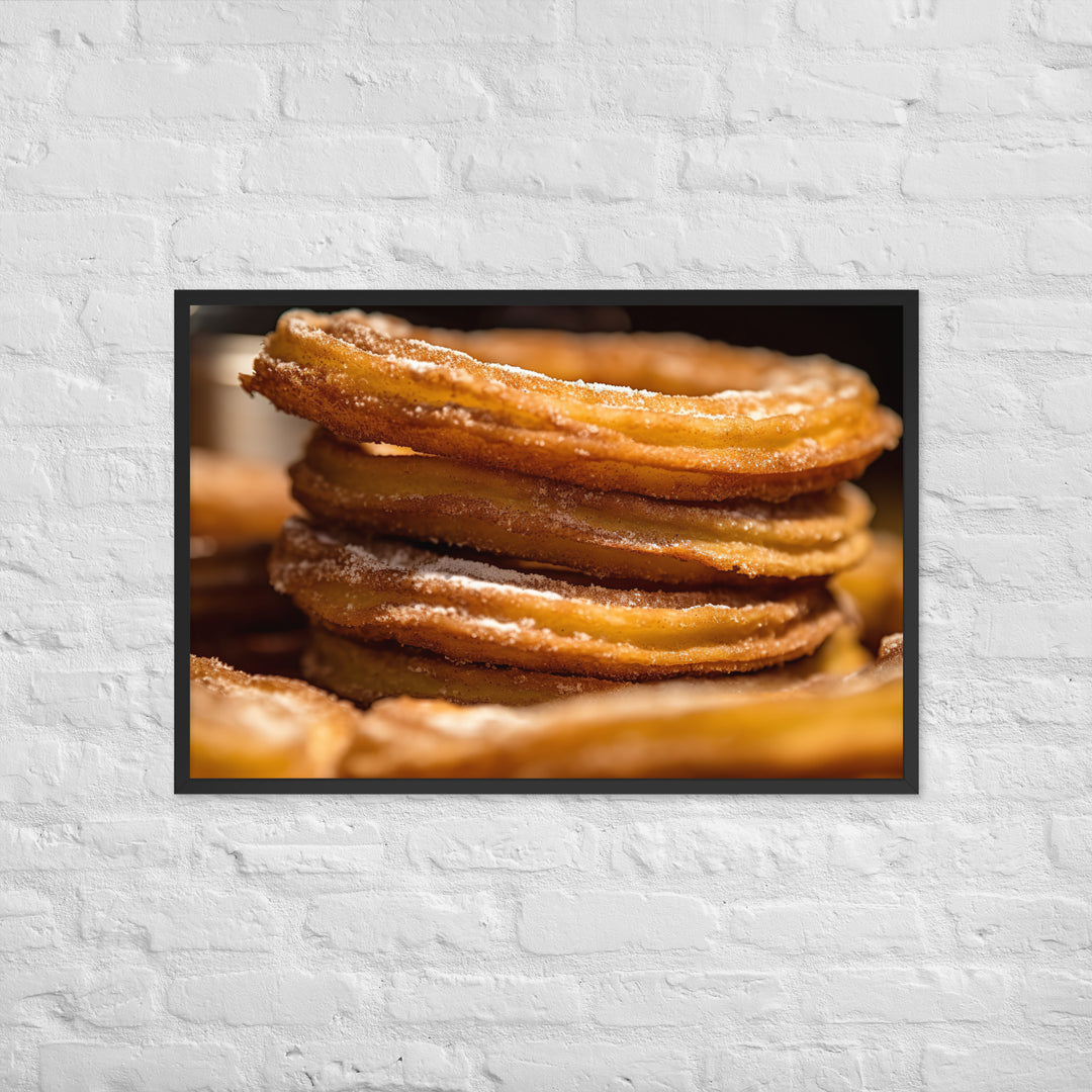 Churros Framed poster 🤤 from Yumify.AI