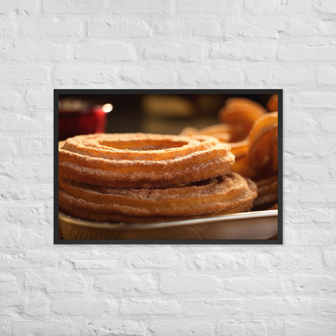 Churros Framed poster 🤤 from Yumify.AI