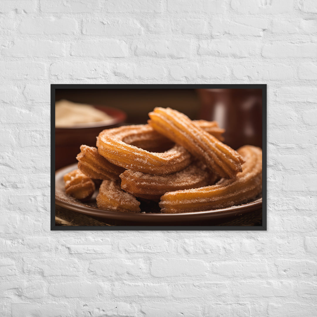 Churros Framed poster 🤤 from Yumify.AI