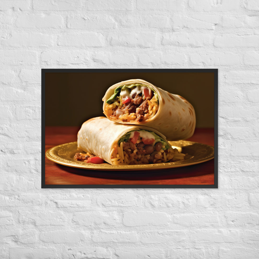 Burritos Framed poster 🤤 from Yumify.AI