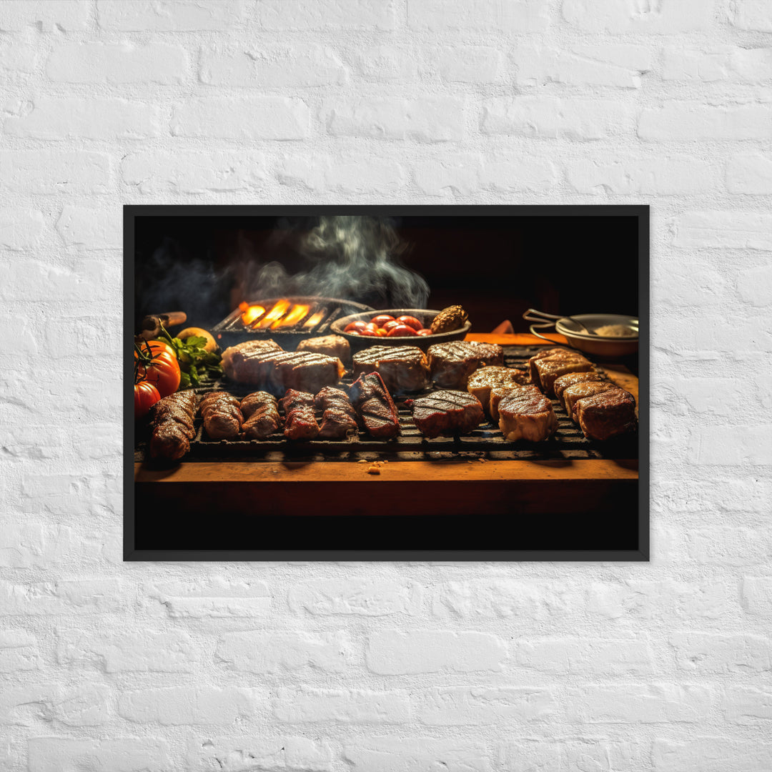 Asado Framed poster 🤤 from Yumify.AI