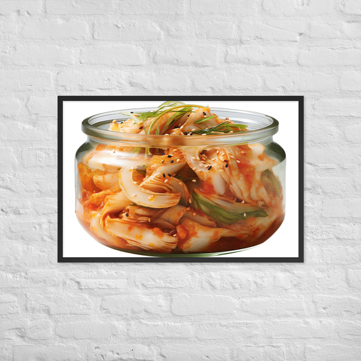 Spicy Traditional Kimchi Framed poster 🤤 from Yumify.AI