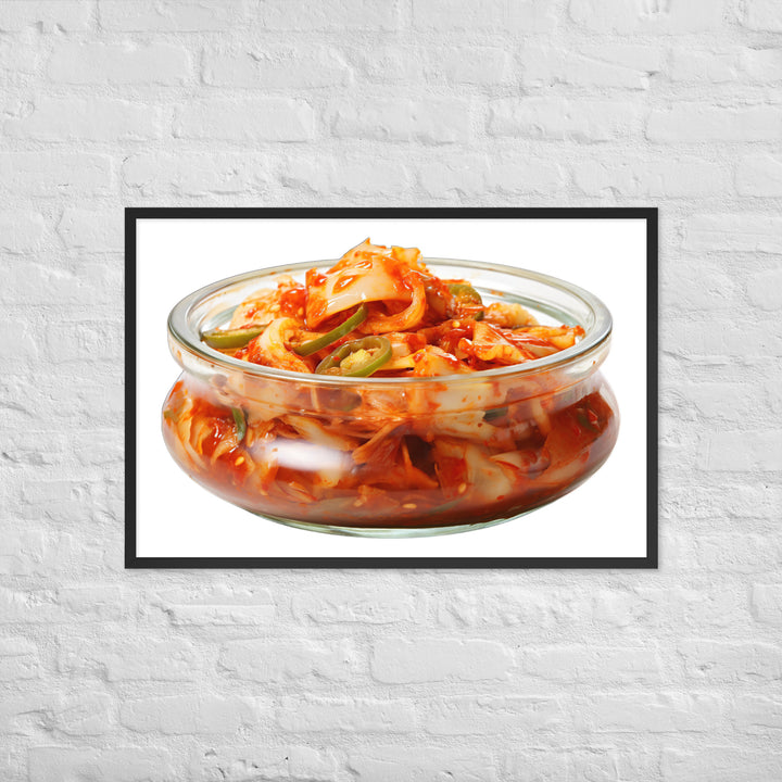 Spicy Traditional Kimchi Framed poster 🤤 from Yumify.AI