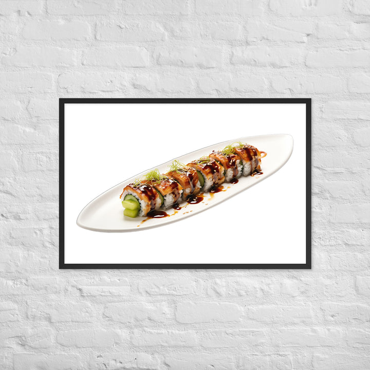 Creamy Eel Unagi Roll Framed poster 🤤 from Yumify.AI