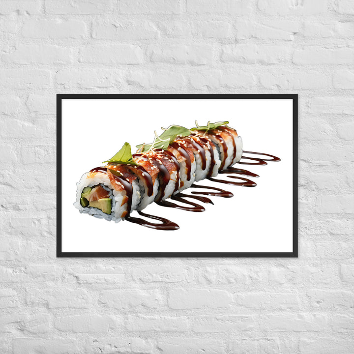 Creamy Eel Unagi Roll Framed poster 🤤 from Yumify.AI