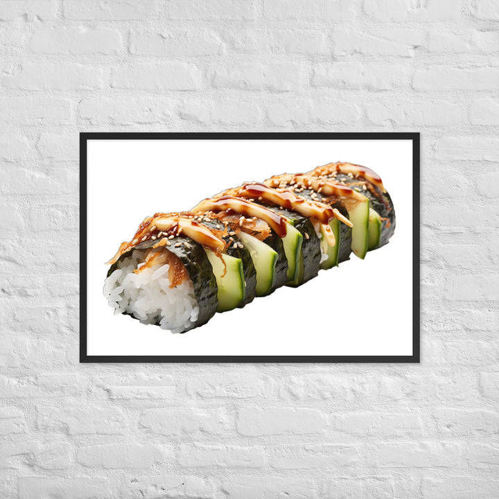 Creamy Eel Unagi Roll Framed poster 🤤 from Yumify.AI