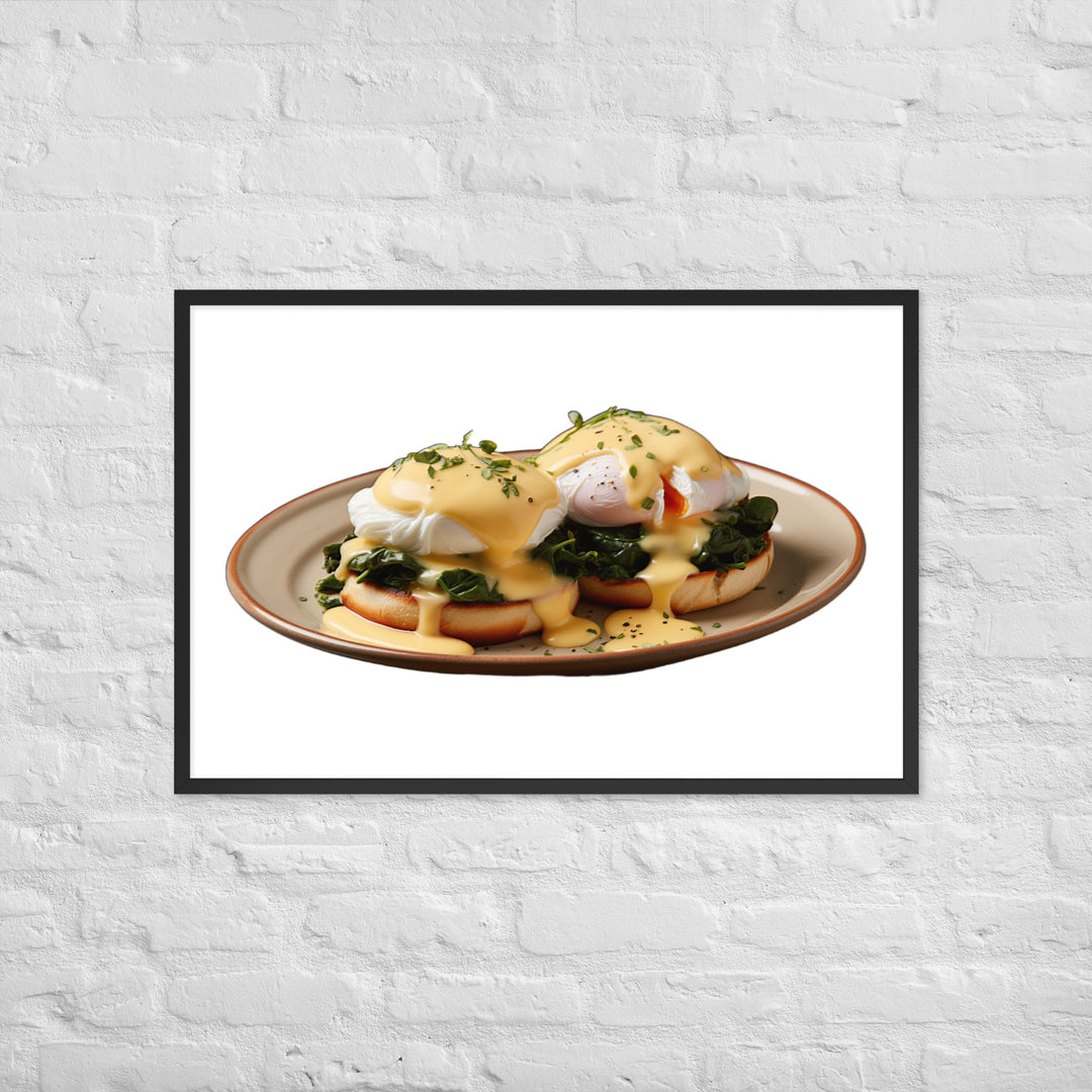 Florentine Eggs Benedict Framed poster 🤤 from Yumify.AI