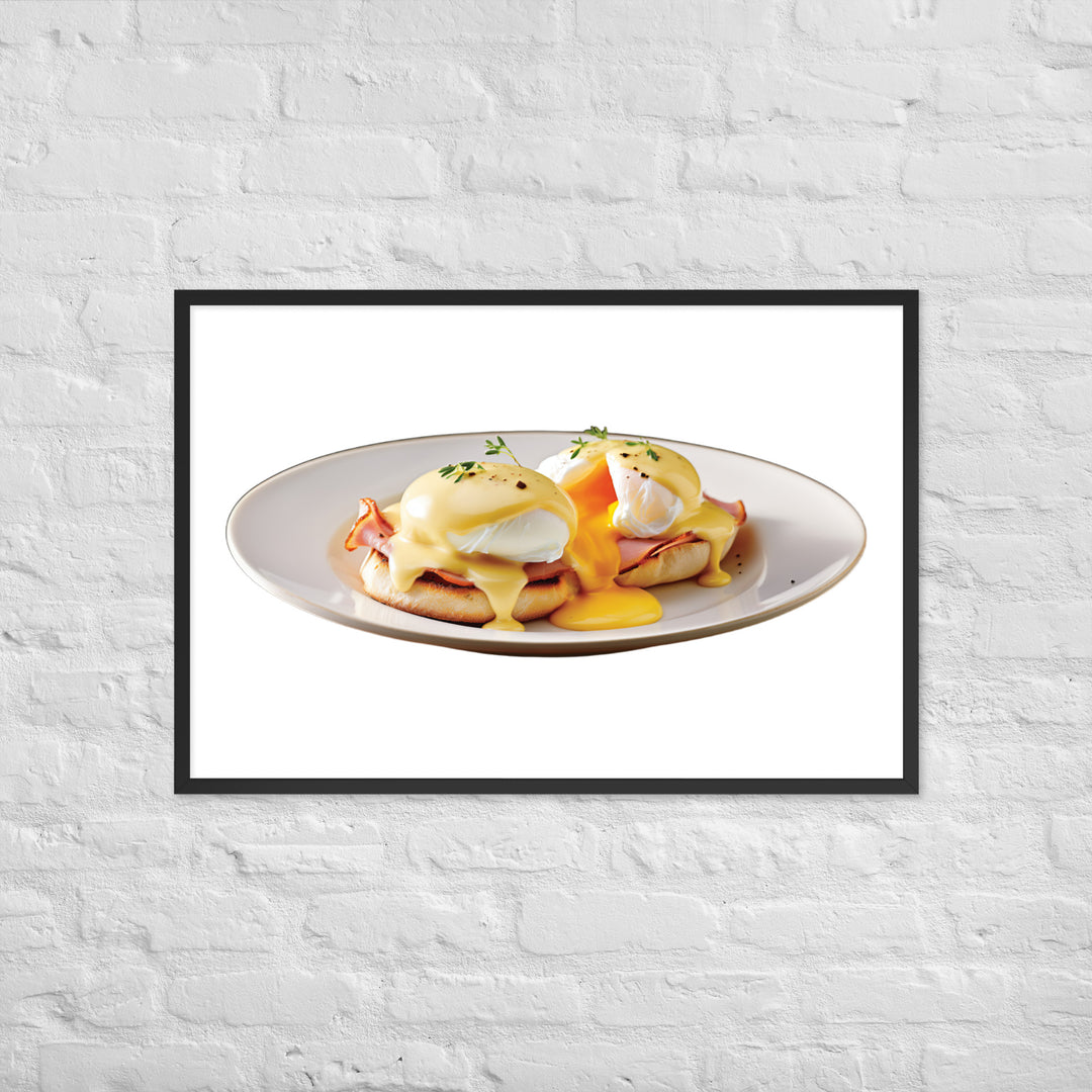 Classic Eggs Benedict Framed poster 🤤 from Yumify.AI