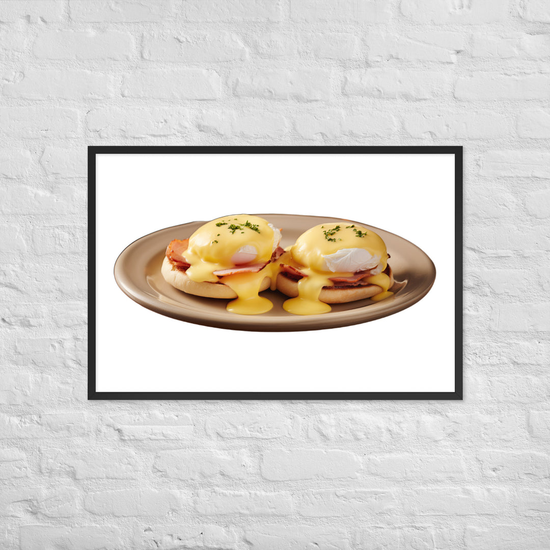 Classic Eggs Benedict Framed poster 🤤 from Yumify.AI