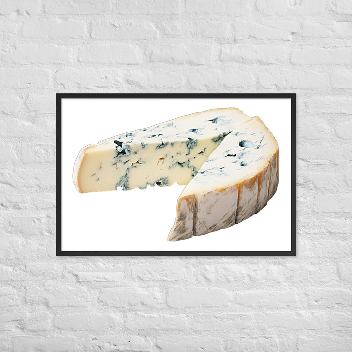 Blue Veins in Gorgonzola Framed poster 🤤 from Yumify.AI