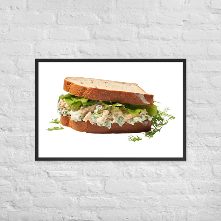 Tuna Salad Sandwich Framed poster 🤤 from Yumify.AI