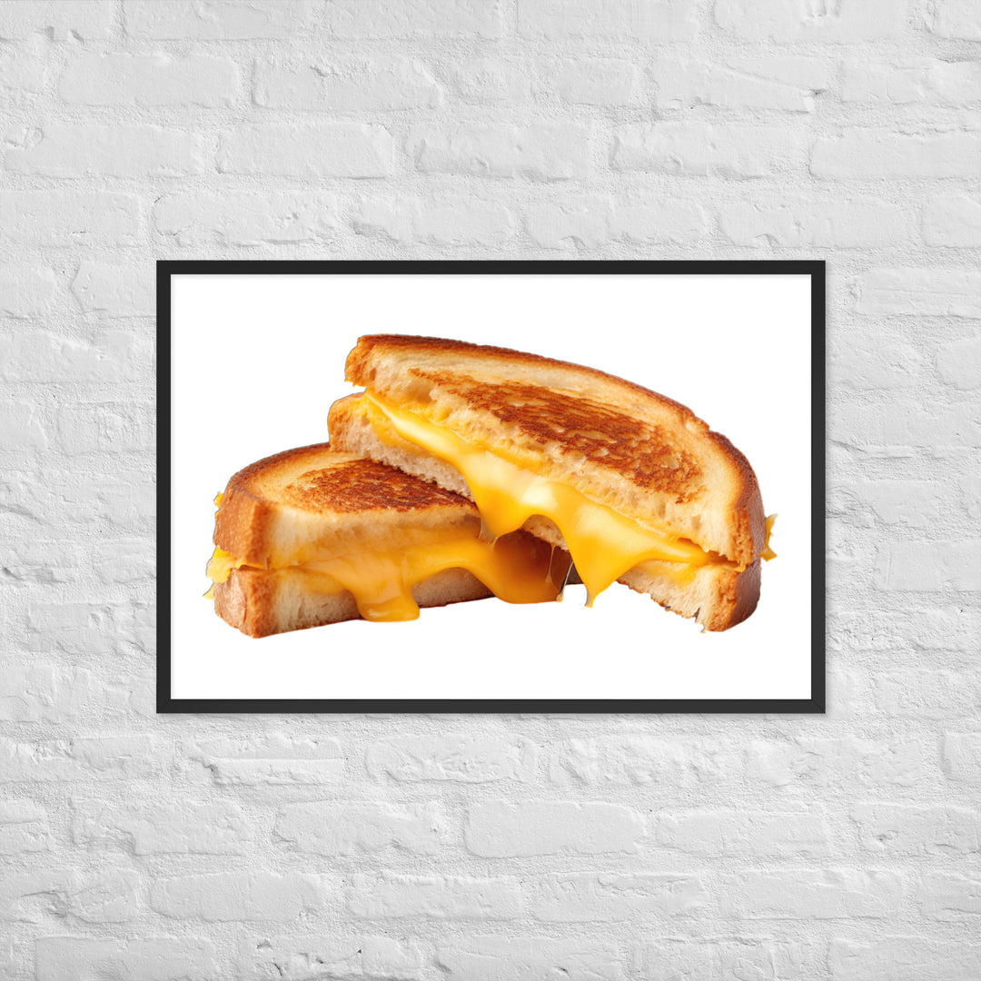 Grilled Cheese Sandwich Framed poster 🤤 from Yumify.AI