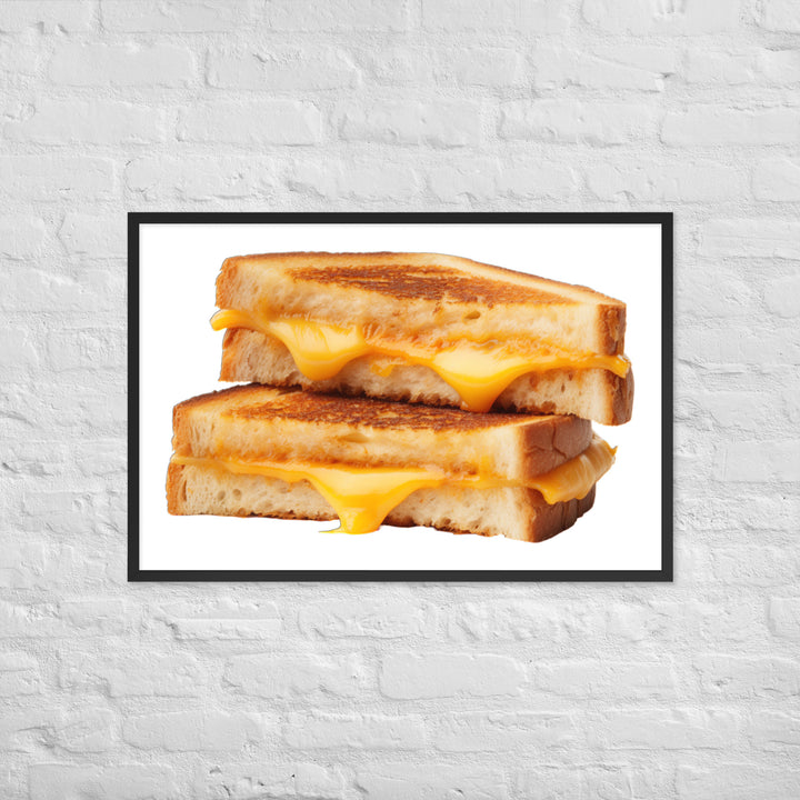 Grilled Cheese Sandwich Framed poster 🤤 from Yumify.AI