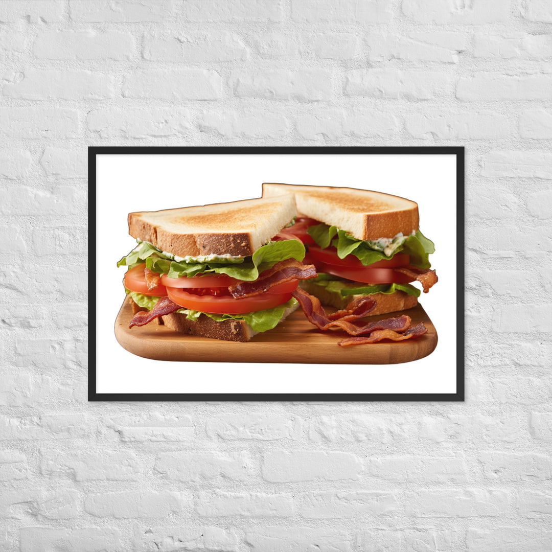 Classic BLT Sandwich Framed poster 🤤 from Yumify.AI