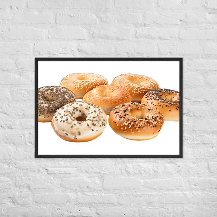 Everything Bagel Framed poster 🤤 from Yumify.AI