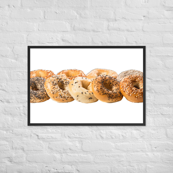 Everything Bagel Framed poster 🤤 from Yumify.AI