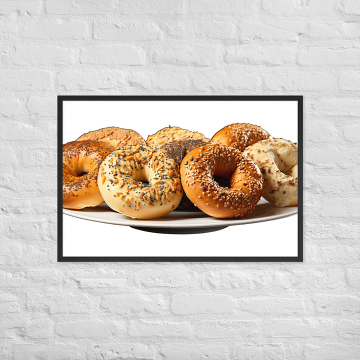 Everything Bagel Framed poster 🤤 from Yumify.AI