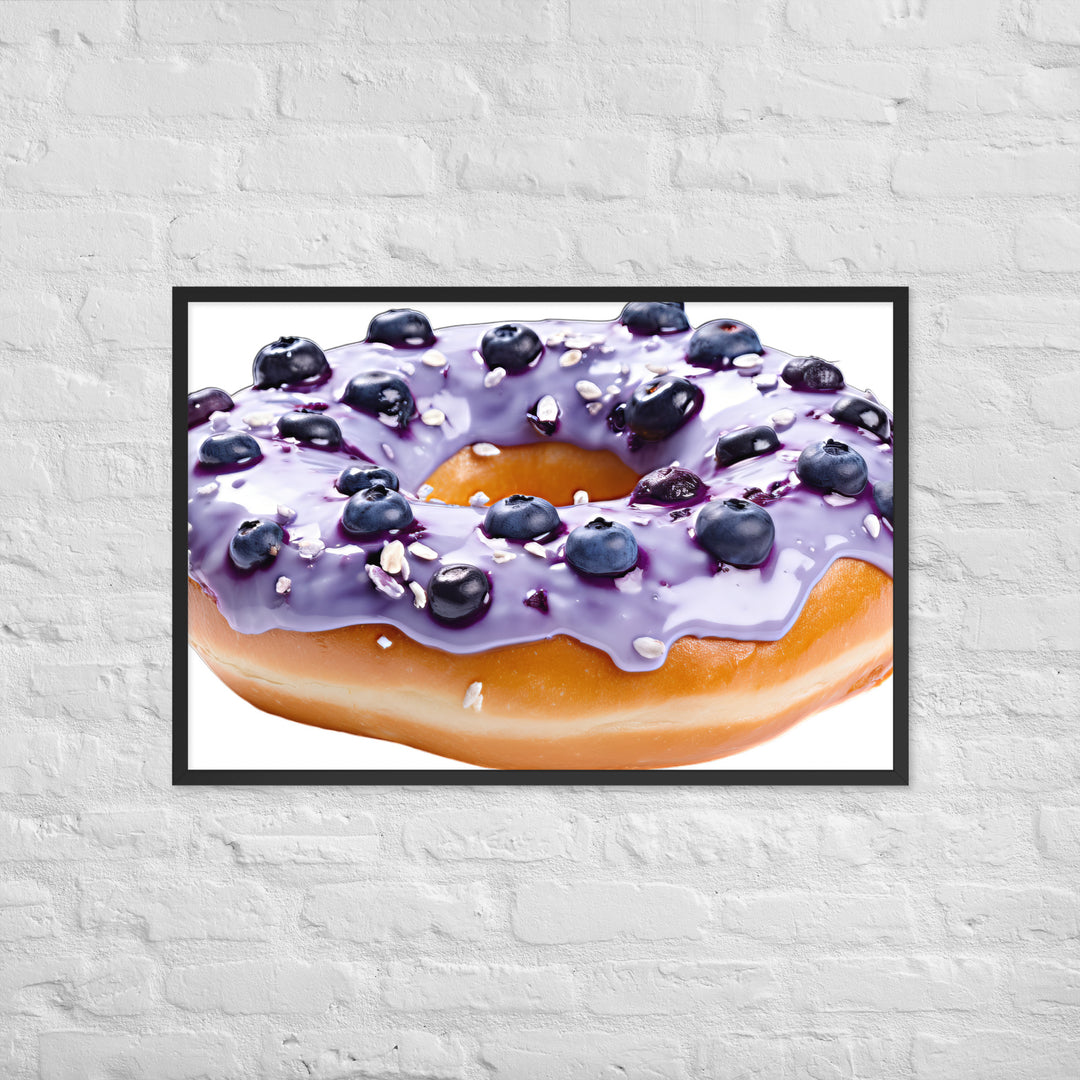 Blueberry Bagel Framed poster 🤤 from Yumify.AI