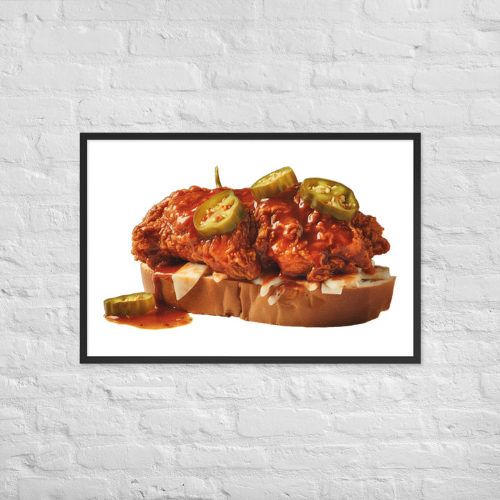 Nashville Hot Chicken Framed poster 🤤 from Yumify.AI