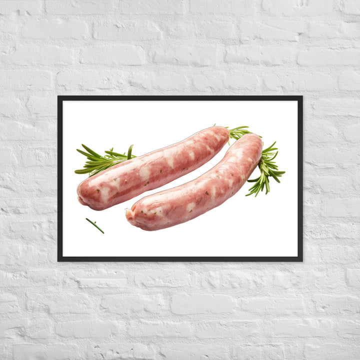 Veal Sausage Delight Framed poster 🤤 from Yumify.AI