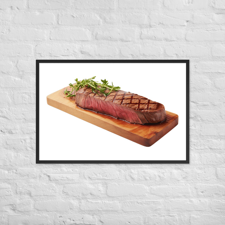 Sirloin Steak Framed poster 🤤 from Yumify.AI