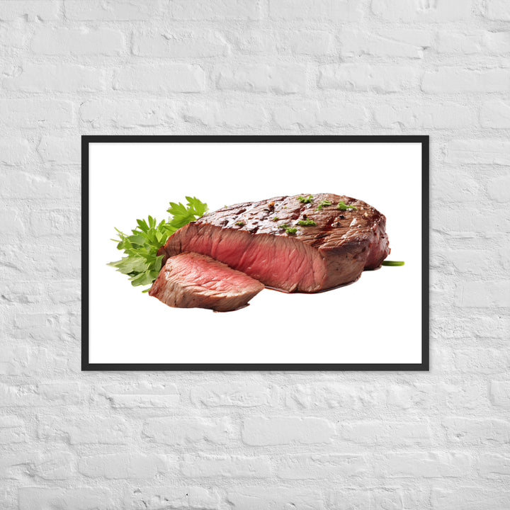 Sirloin Steak Framed poster 🤤 from Yumify.AI