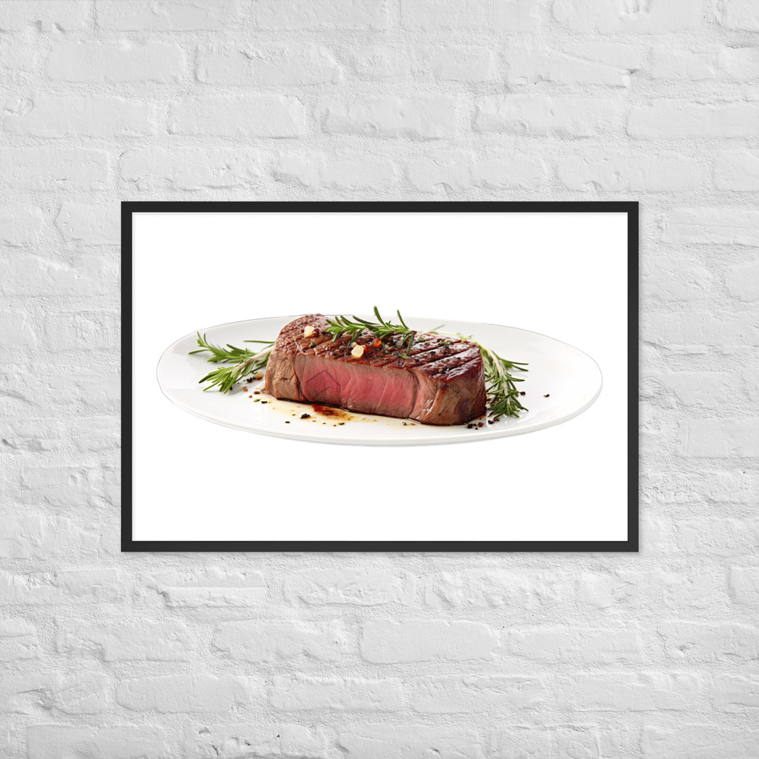 Fillet Mignon Elegance Framed poster 🤤 from Yumify.AI