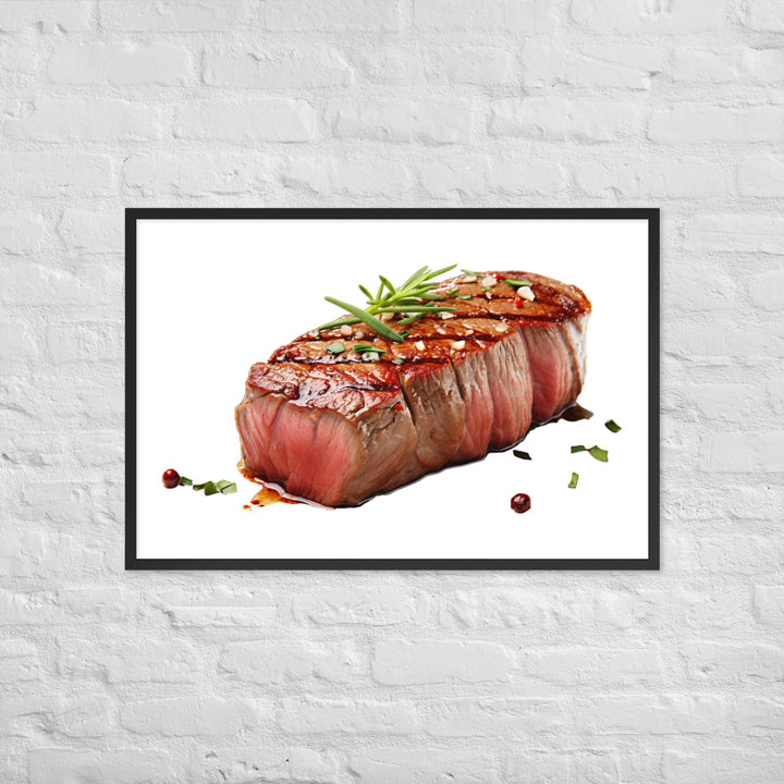 Fillet Mignon Elegance Framed poster 🤤 from Yumify.AI