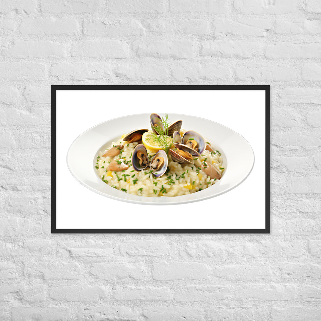 Seafood Risotto Framed poster 🤤 from Yumify.AI