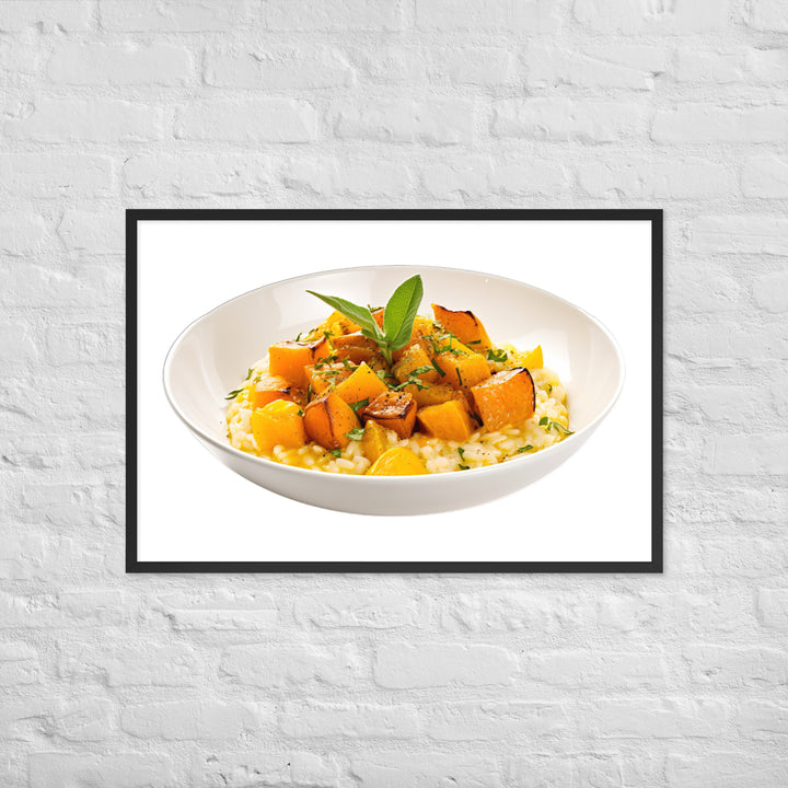 Butternut Squash Risotto Framed poster 🤤 from Yumify.AI