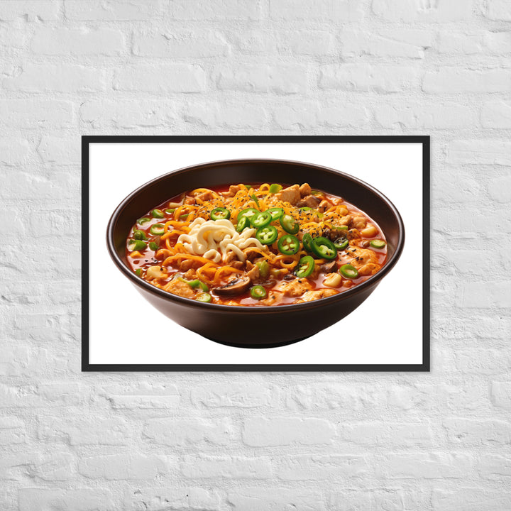 Spicy Miso Ramen Framed poster 🤤 from Yumify.AI