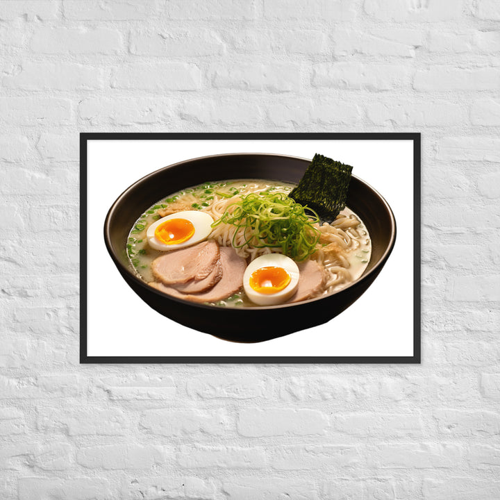 Classic Tonkotsu Ramen Framed poster 🤤 from Yumify.AI