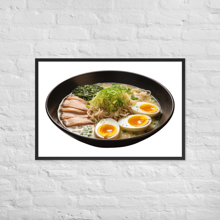 Classic Tonkotsu Ramen Framed poster 🤤 from Yumify.AI