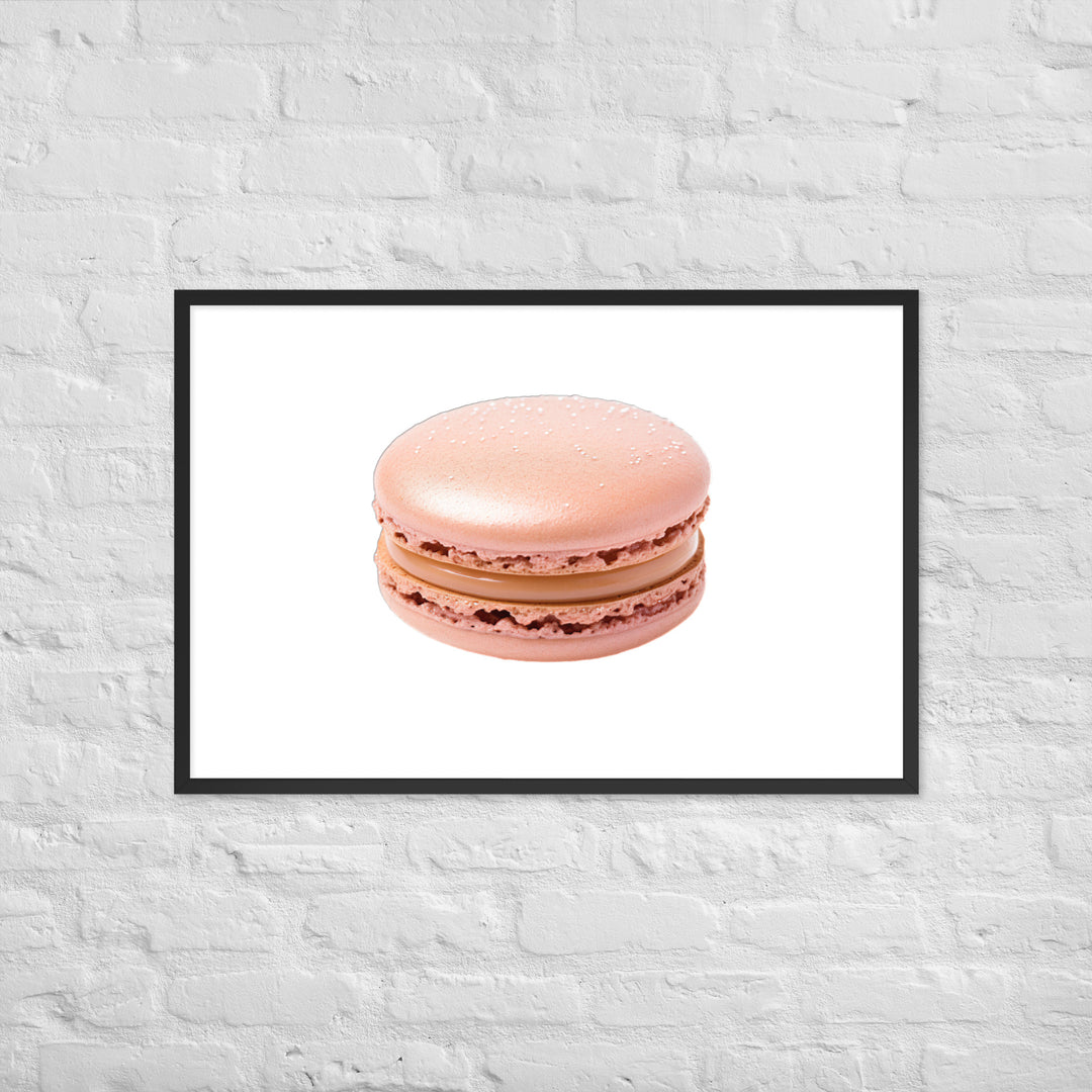 Rose Gold Macaron Framed poster 🤤 from Yumify.AI