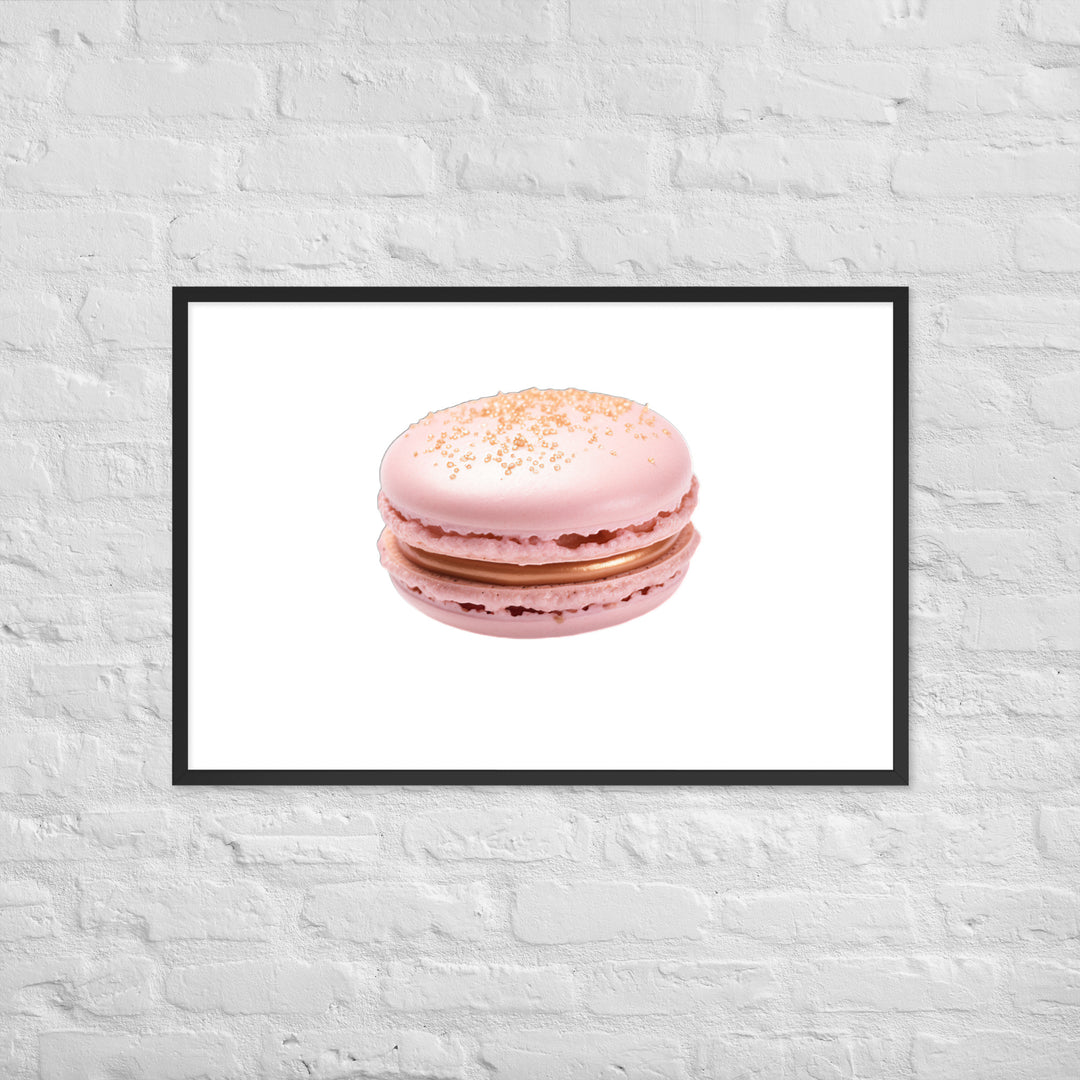 Rose Gold Macaron Framed poster 🤤 from Yumify.AI