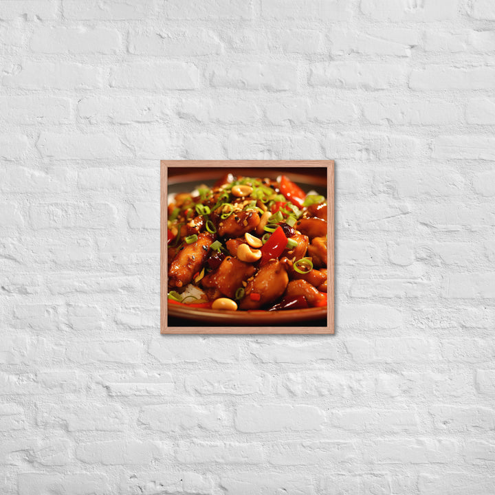 Kung Pao Chicken Framed poster 🤤 from Yumify.AI