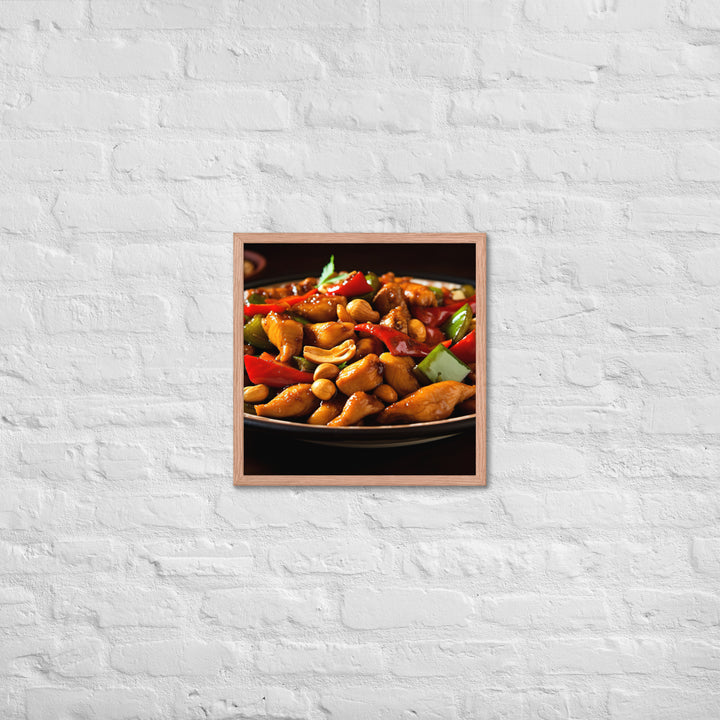 Kung Pao Chicken Framed poster 🤤 from Yumify.AI