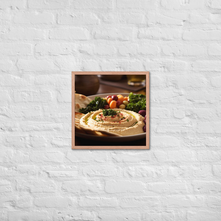 Hummus Framed poster 🤤 from Yumify.AI