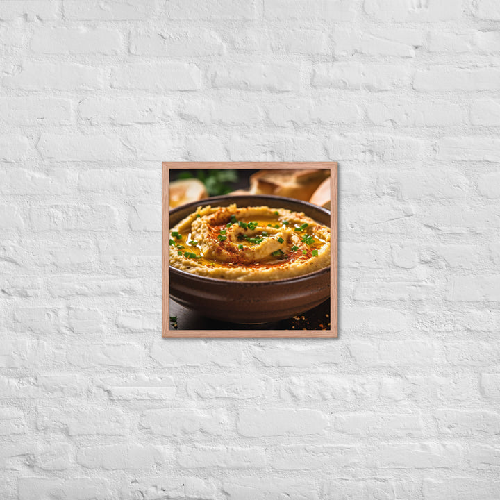 Hummus Framed poster 🤤 from Yumify.AI