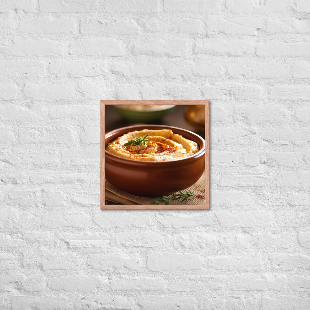 Hummus Framed poster 🤤 from Yumify.AI