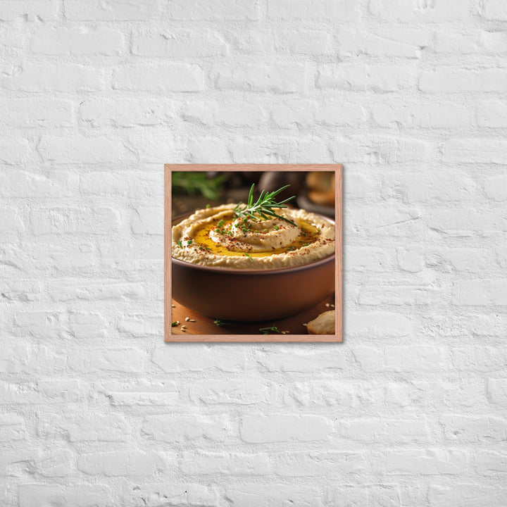 Hummus Framed poster 🤤 from Yumify.AI