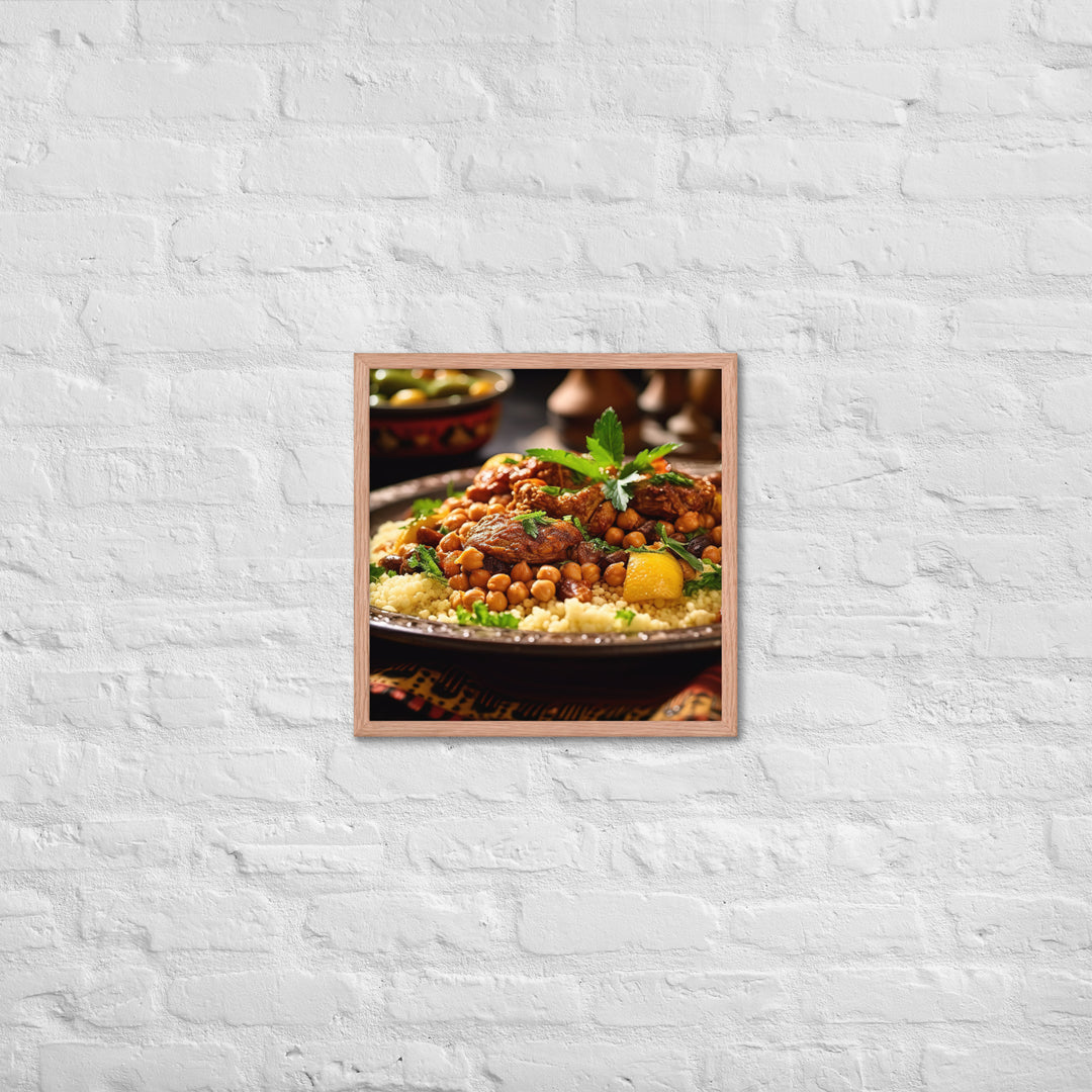 Couscous Framed poster 🤤 from Yumify.AI