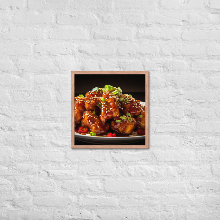 General Tso's Chicken Framed poster 🤤 from Yumify.AI